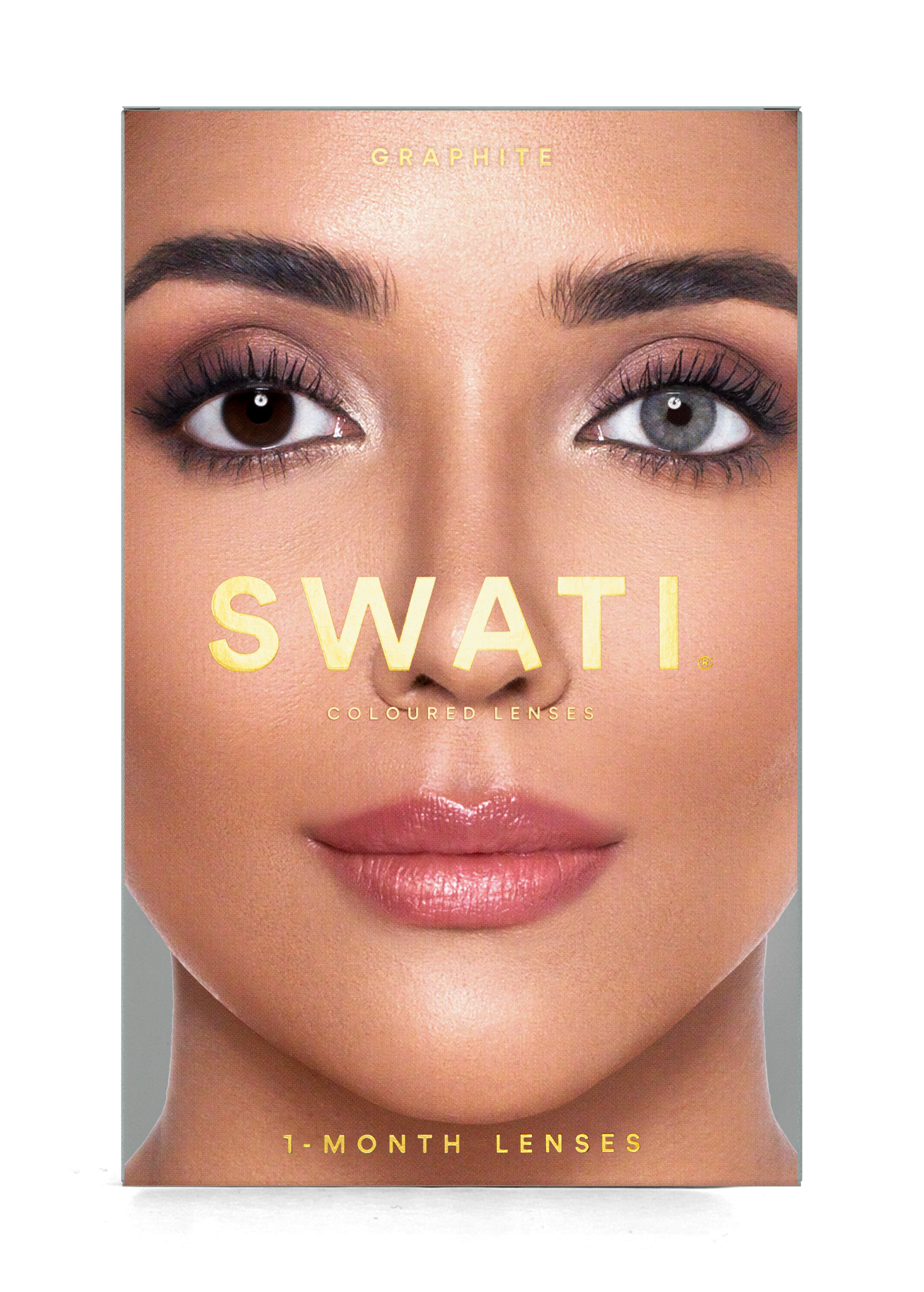 SWATI Cosmetics Monthly Lenses - Graphite - Packaging