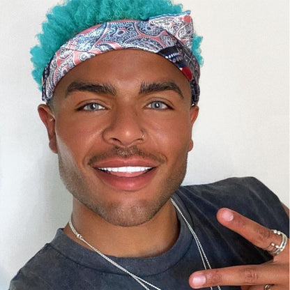 @nathanhgshore | Brown Eyes with Turquoise Lenses