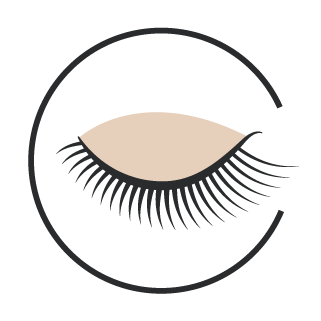 Flared eye shape vector image